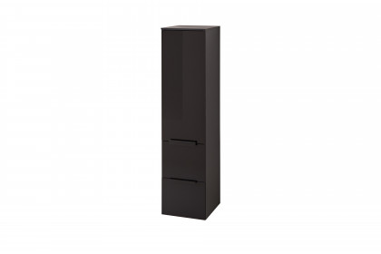 Bad 124 von Leonardo living - Badezimmer in Glas Schwarz