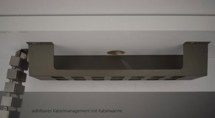 Big Profi Office von Mäusbacher - Büromöbel-Kombi in Ice White und Kreidegrau