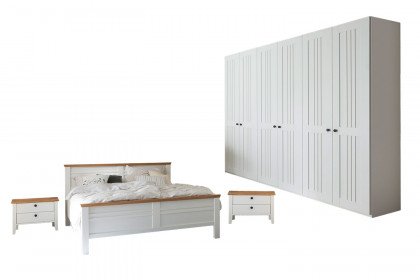 Malmö von SCHÖNER WOHNEN - Landhaus-Schlafzimmer Lack weiß