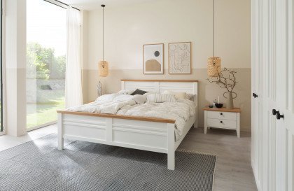 Malmö von SCHÖNER WOHNEN - Landhaus-Schlafzimmer Lack weiß