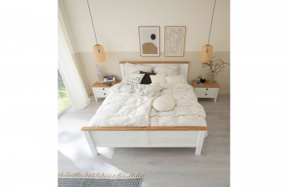 Malmö von SCHÖNER WOHNEN - Landhaus-Schlafzimmer Lack weiß
