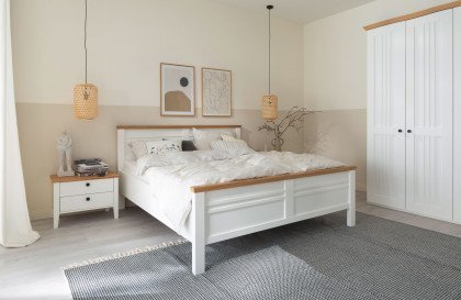 Malmö von SCHÖNER WOHNEN - Landhaus-Schlafzimmer Lack weiß