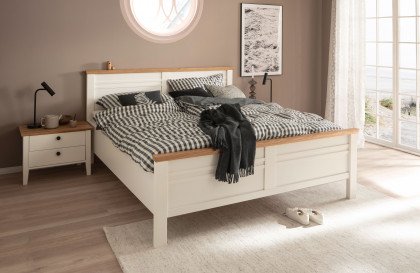 Malmö von SCHÖNER WOHNEN - Landhaus-Schlafzimmer Lack weiß