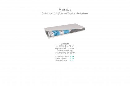 SC100 von Musterring - Boxspringbett grau-anthrazit