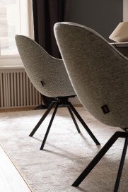 Sorrent von SCHÖNER WOHNEN - Esszimmerstuhl beige/ silver