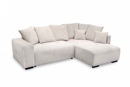 Arpino von Exxpo - Ecksofa Variante rechts creme