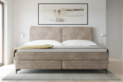 Systembett von Abrilux - Boxspring-Familienbett Relax beige