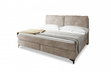 Systembett von Abrilux - Boxspring-Familienbett Relax beige