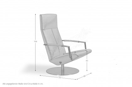 Volo Earth von Gealux - TV-Sessel gelb