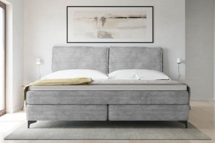 Systembett von Abrilux - Boxspring-Familienbett Relax grau