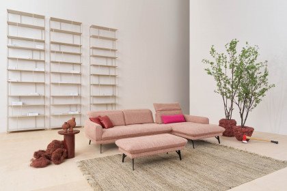 1560 von Himolla - Eckgarnitur rechts blush