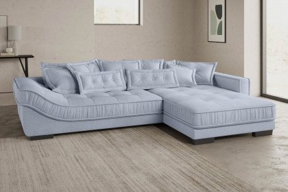 Diwan II von Nova Via - Ecksofa Ausführung rechts blue-grey