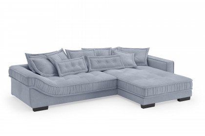 Diwan II von Nova Via - Ecksofa Ausführung rechts blue-grey