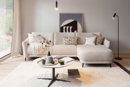 Tabby von SCHÖNER WOHNEN - Polsterecke rechts silver-creme