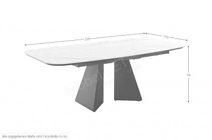 Lucca von SCHÖNER WOHNEN - Esstisch etwa 220 cm breit
