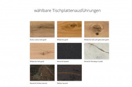 Lucca von SCHÖNER WOHNEN - Esstisch etwa 220 cm breit