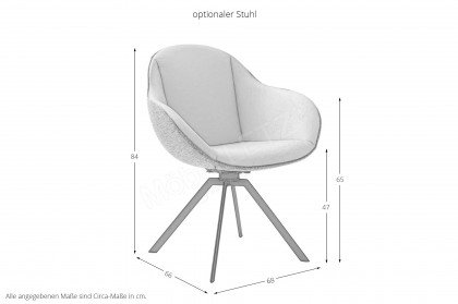 Lucca von SCHÖNER WOHNEN - Esstisch etwa 220 cm breit