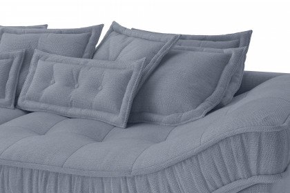 Diwan II von Nova Via - Ecksofa Ausführung links blue-grey