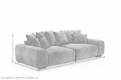 Glamour de Luxe II von Nova Via - Einzelsofa green