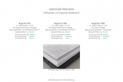 Elias-Dream von Musterring - Polsterbett taupe