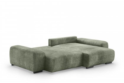 Glamour de Luxe II von Nova Via - Ecksofa rechts green