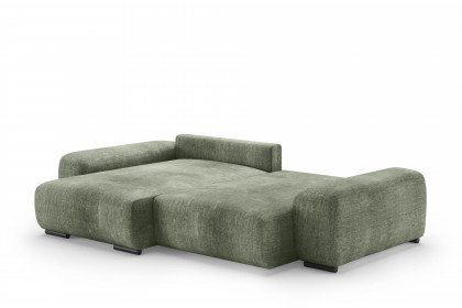 Glamour de Luxe II von Nova Via - Ecksofa links green