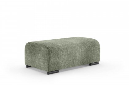 Glamour de Luxe II von Nova Via - Ecksofa links green