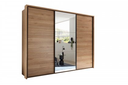 Bravo-sleeping von POL Power - Schwebetürenschrank Mauvella Oak - Spiegel