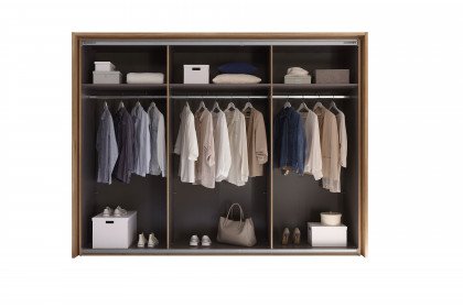 Bravo-sleeping von POL Power - Schwebetürenschrank Mauvella Oak - Spiegel