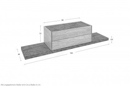 Modell 8 von Versa-living by Vierhaus - Couchtisch in Anthrazit
