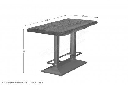 Compact Dining von BODAHL MØBLER - Bartisch Eiche rustikal geölt