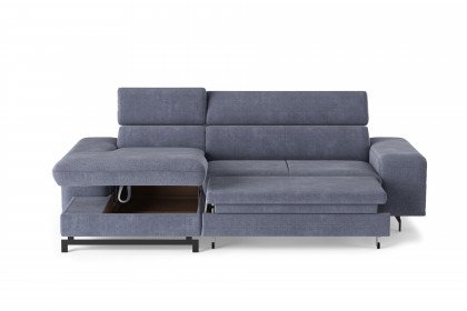 Emma-LE25 von COTTA - Couchgarnitur Variante links blue