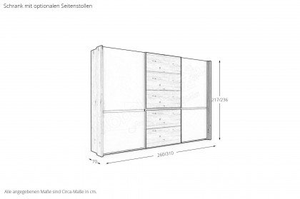 Savona 2.0 von Musterring - Schlafzimmer Vorzugsset Eiche teilmassiv
