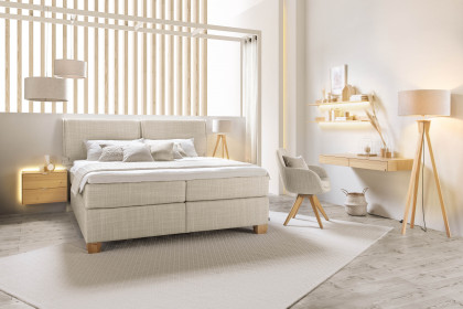 Felina BASIC von Musterring - Boxspringbett KT4 creme-beige