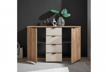 Danao von SchlafKONTOR - Kombikommode Mauvella Oak - kashmir