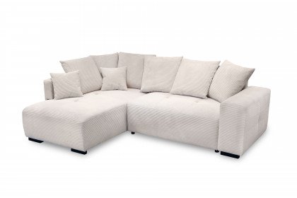Arpino von Exxpo - Ecksofa Variante links creme
