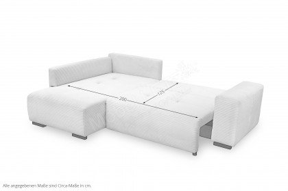 Arpino von Exxpo - Ecksofa Variante links creme
