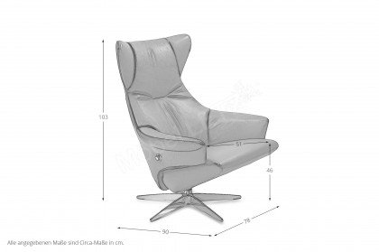 Eton-LE25 von Gealux - TV-Sessel braun