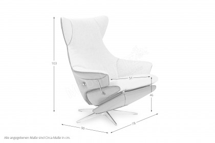Epson-LE25 von Gealux - Funktionssessel beige-terra