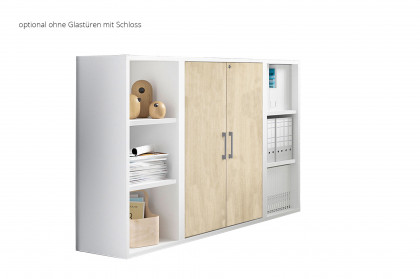 Big Profi Office von Mäusbacher - Sideboard-Kombination in Weiß & Birke NB