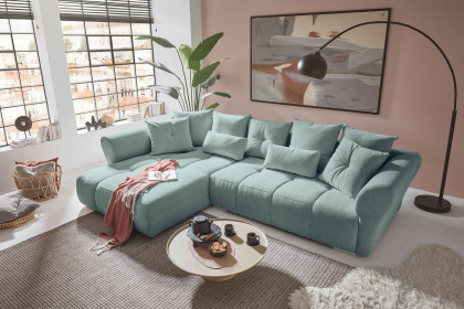 Merone von ED-Lifestyle - Ecksofa links mint