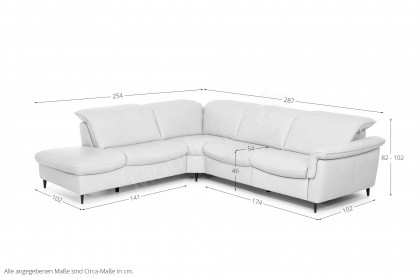 HU-SF24079 von Hukla - Eckgarnitur links ecru