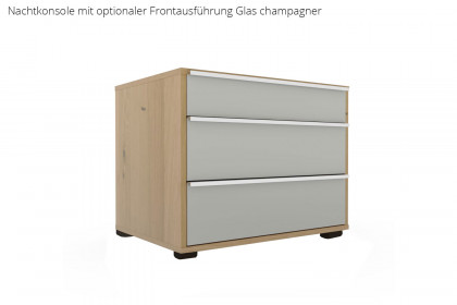 Savona 2.0 von Musterring - Nachtschrank Bianco-Eiche teilmassiv