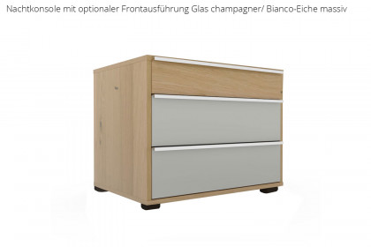 Savona 2.0 von Musterring - Nachtschrank Bianco-Eiche teilmassiv