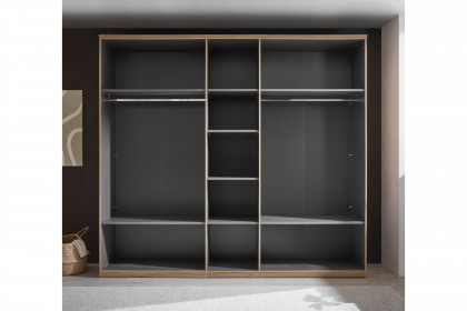 Danao von SchlafKONTOR - 5-türiger Kleiderschrank Mauvella Eiche - kashmir