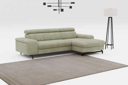 Emma-LE25 von COTTA - Couchgarnitur Variante rechts green