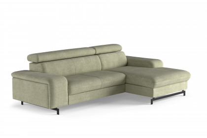 Emma-LE25 von COTTA - Couchgarnitur Variante rechts green