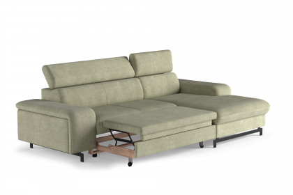 Emma-LE25 von COTTA - Couchgarnitur Variante rechts green