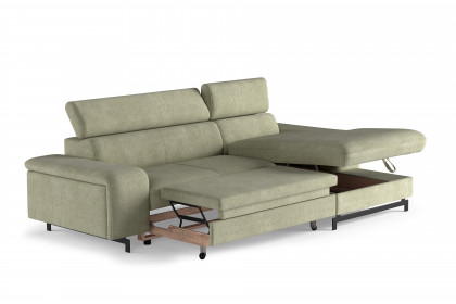 Emma-LE25 von COTTA - Couchgarnitur Variante rechts green