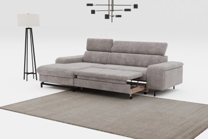 Emma-LE25 von COTTA - Ecksofa Ausführung links taupe